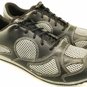 Men's FORTE Lace Up Cycling Shoes 7 US Black Gray